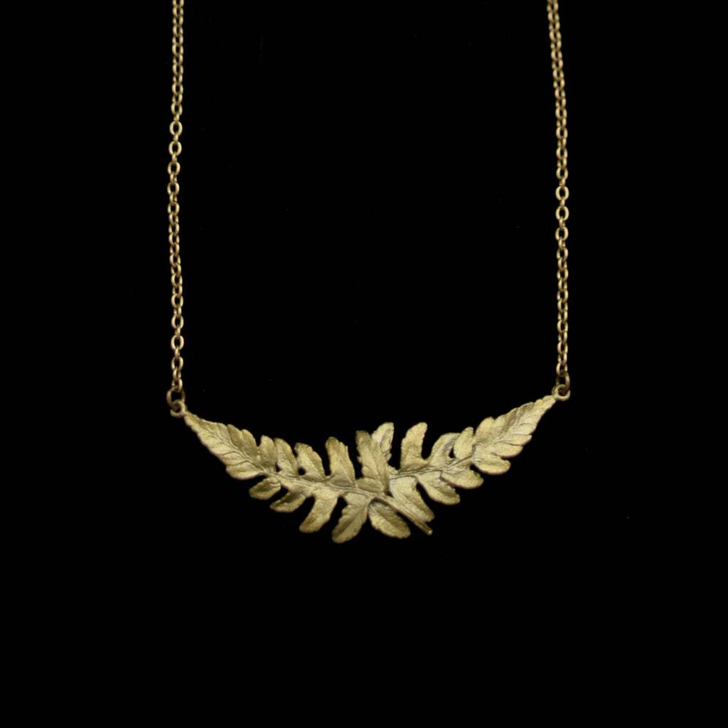 Dainty Additions Fern Leaf 16'' Adj. Pendant By Michael Michaud