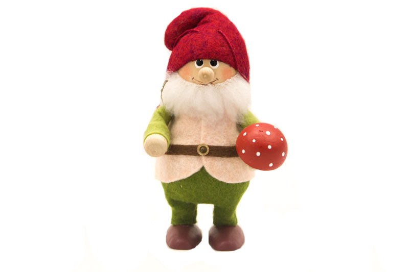 Gardening Dwarf with Fly Agaric