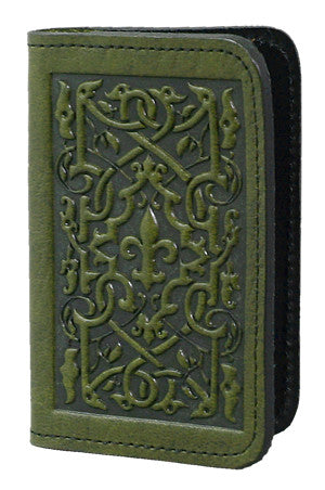 Leather Card Holder - Medici in Fern