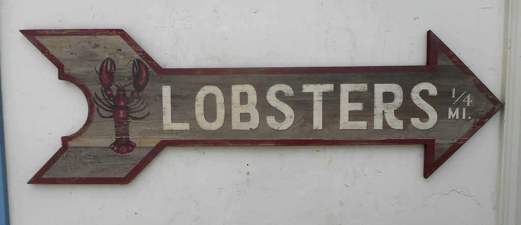 Lobsters 1/4 Mile (Arrow) Americana Art