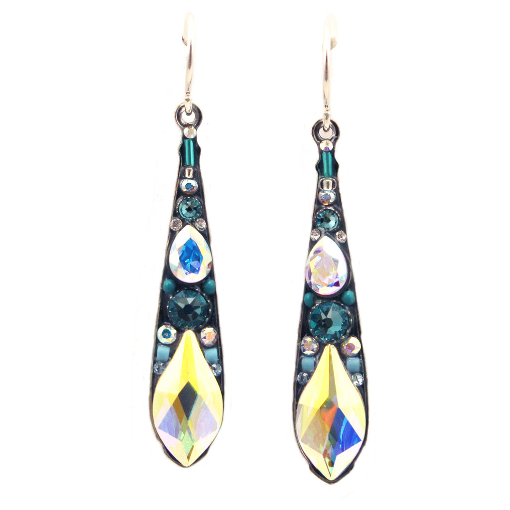 Ice Gazelle Large Drop Earrings by Firefly Jewelry