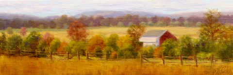 Trostle Barn, Gettysburg, October by Simonne Roy