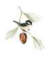 Chickadee (1) with Pine Bough Wall Art by Bovano Cheshire