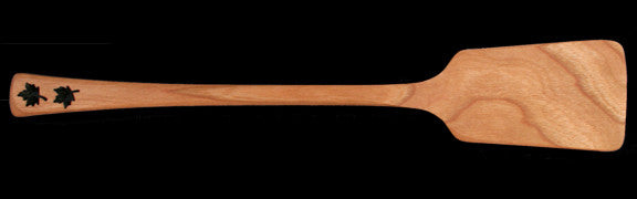 Spatula with Leaf Design