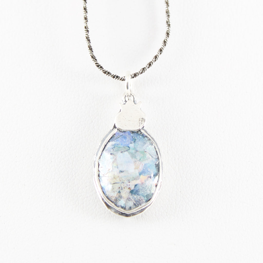 Twist Roman Glass Necklace
