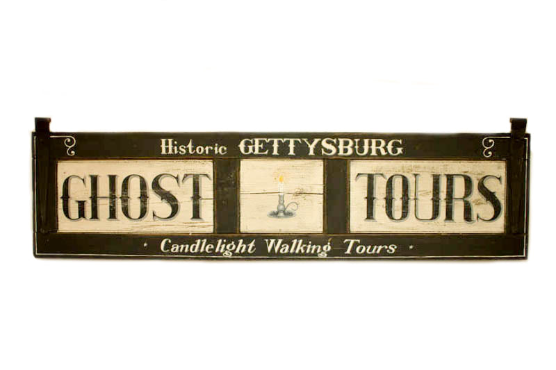 Gettysburg Ghost Tours in White Americana Art