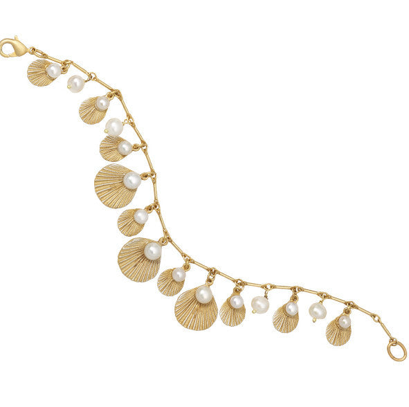 Sea Scallop Bracelet by Michael Michaud