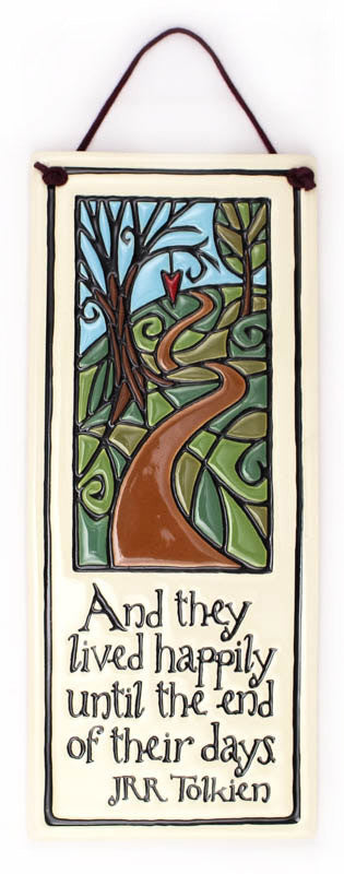 End Of Their Day Ceramic Tile
