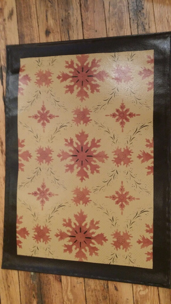 Humphries House in Sage with Black Border 24" x 36"