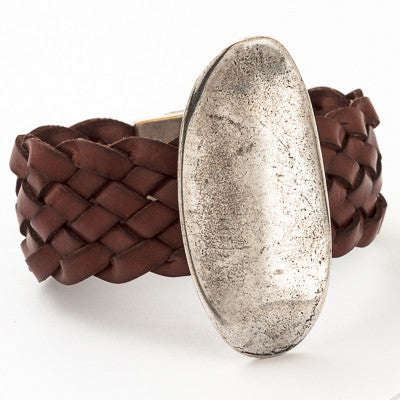 Bold Leather Bracelet