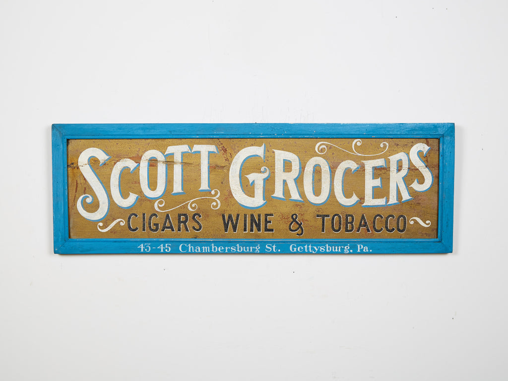Scott Groceries Sign Americana Art