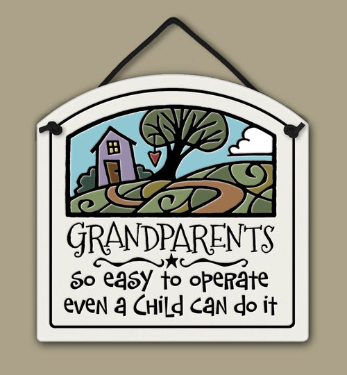 Grandparents Small Arch Tile