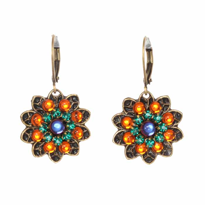 Prismatic Small Flower Earrings