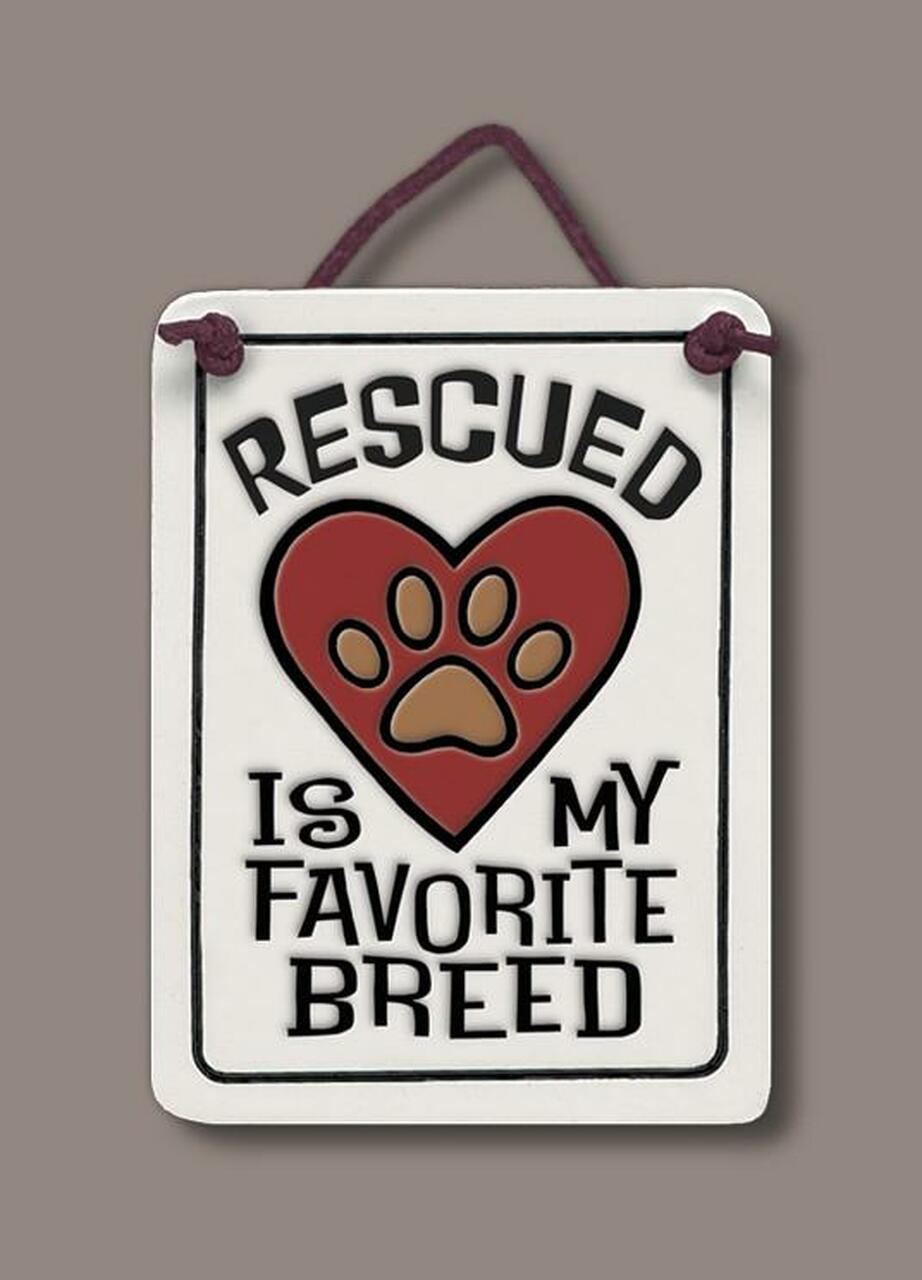 Rescued Charmer Ceramic Tile