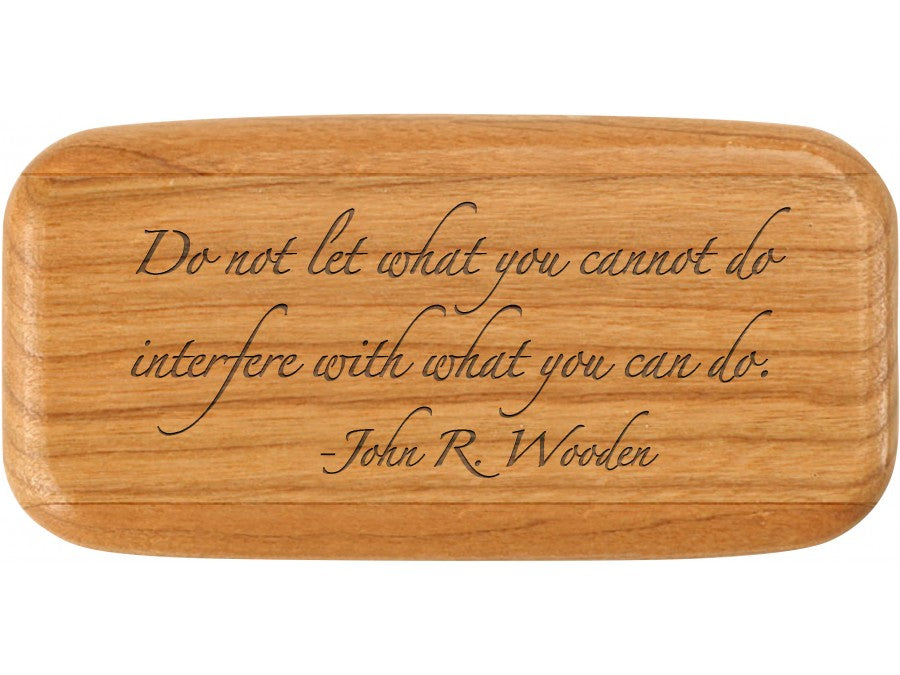 John Wooden Quote Mystery Box