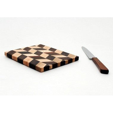 Large Checkered Trivet in Maple - Size 5"x6"