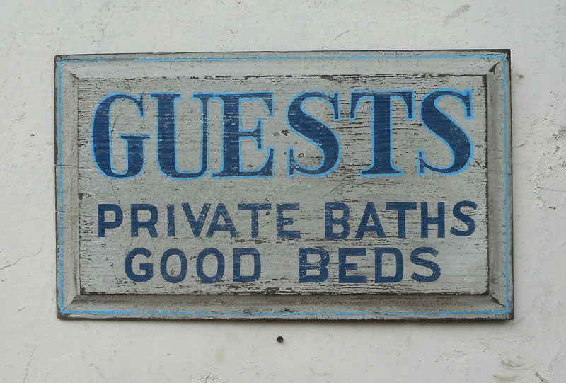 Guests Private Baths Good Beds Americana Art