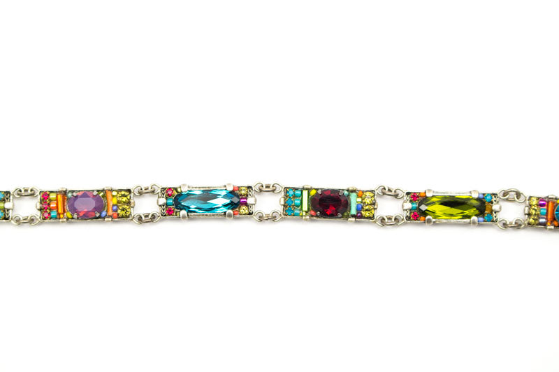Dainty Multi ColorBar Bracelet by Firefly Jewelry