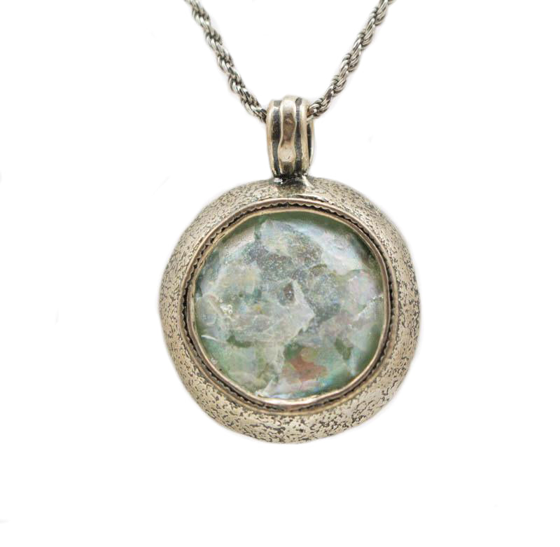 Inlay Roman Glass Necklace