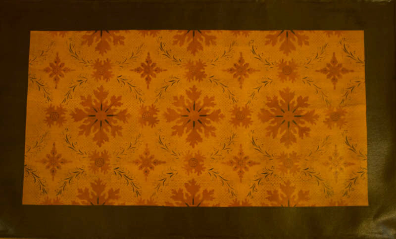 Humphries House with Border in Antique Floorcloth