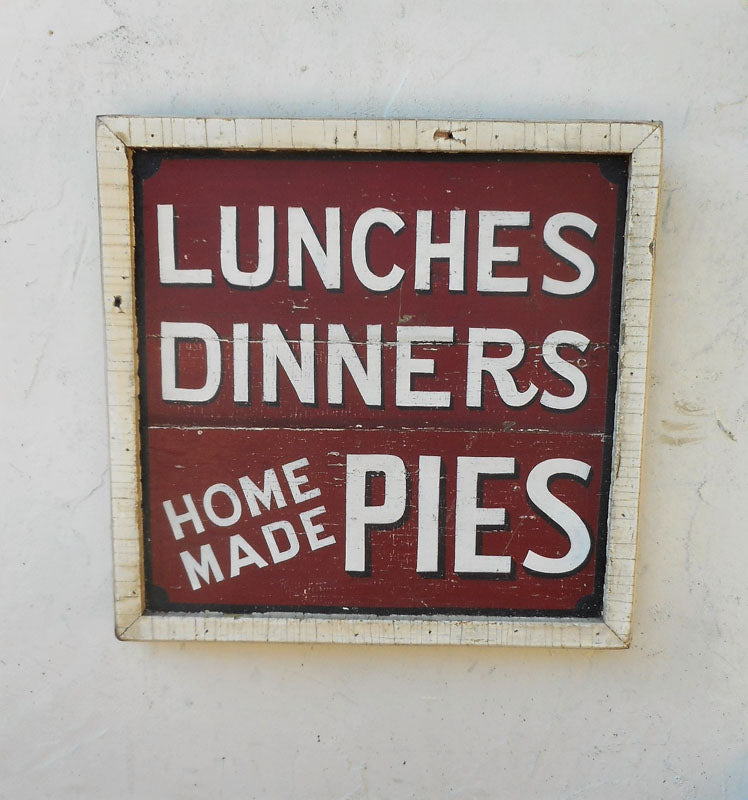 Lunch Dinners Homemade Pies Americana Art