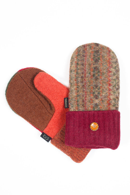 Wool Mittens in Fall