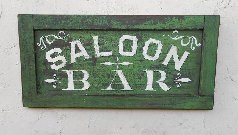 Saloon & Bar (Green) Americana Art