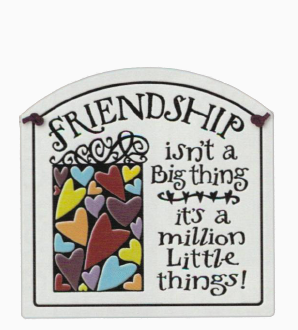 Friendship Small Arch Ceramic Tile