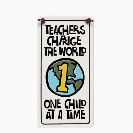 Teachers Change Charmer Ceramic Tile