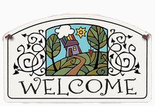 Welcome Ceramic Tile