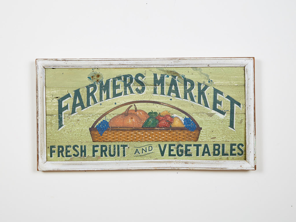 Farmers Market, Fresh Fruit and Vegetables Americana Art