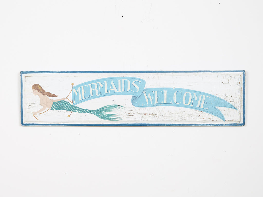 Mermaids Welcome Americana Art