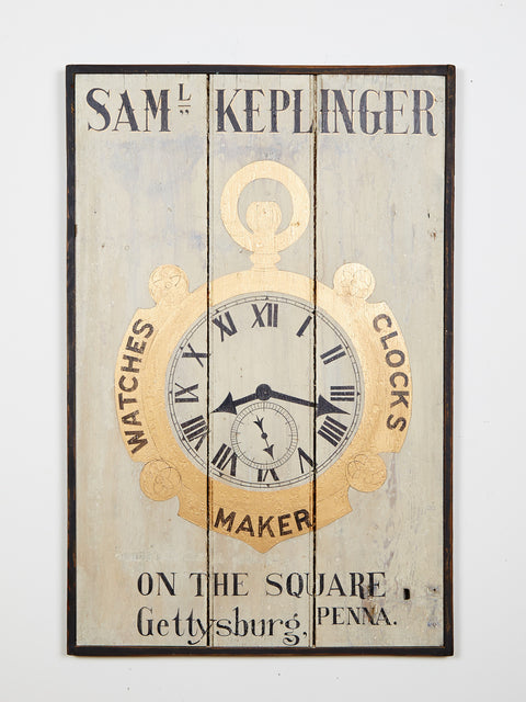 Samuel Keplinger, Watch and Clock Maker Americana Art