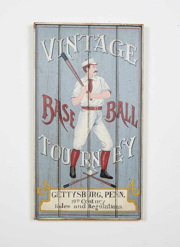 Vintage Baseball Tourney Gettysburg Americana Art