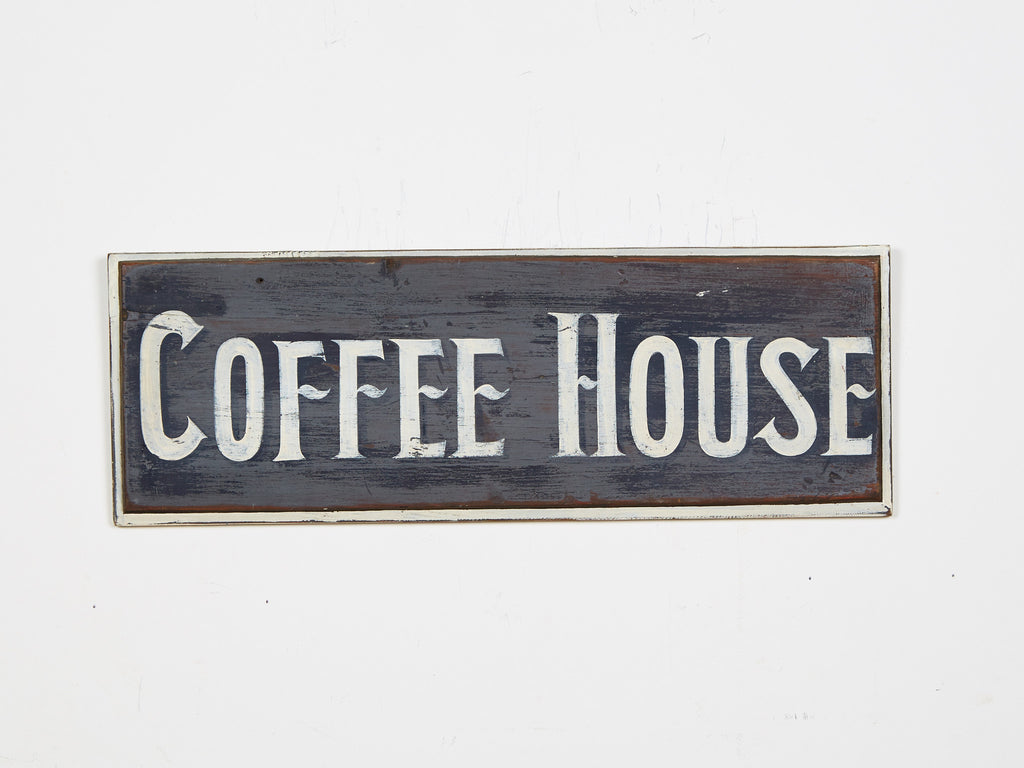Coffee House (Gray Background) Americana Art
