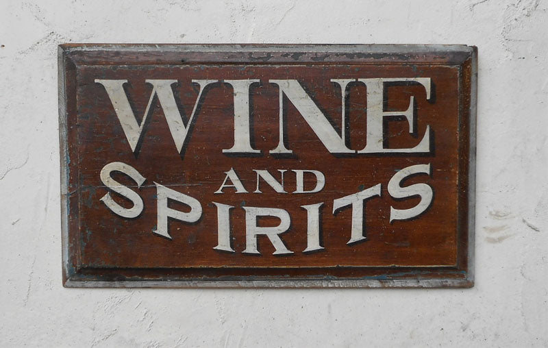 Wine and Spirits (Rust) Americana Art