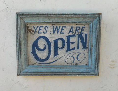 Yes We Are Open Americana Art