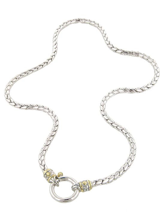 Spring Ring Chain Necklace 17" by John Medeiros