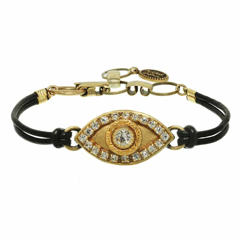 Large Gold Eye Bracelet