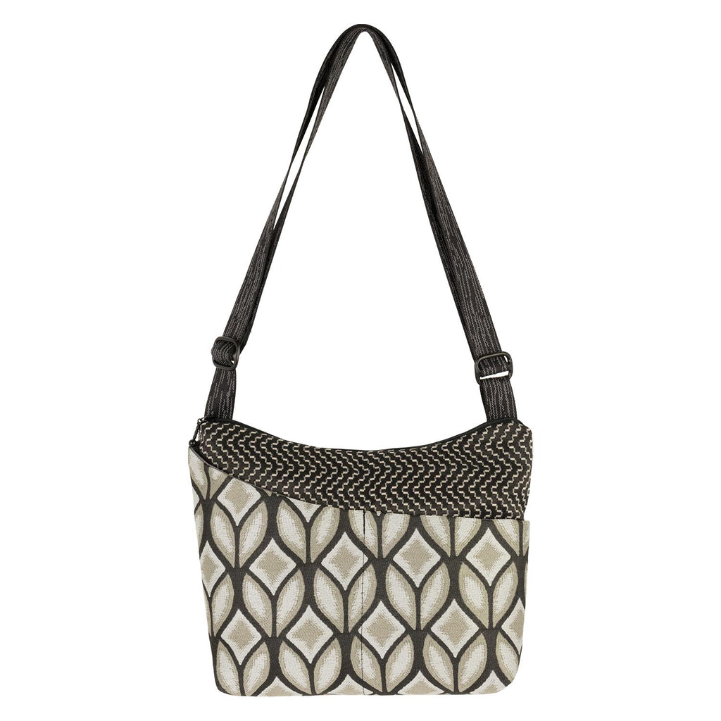 Maruca Cottage Bag in Woven Tulip Black
