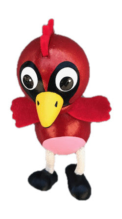 Cardinal Handcrafted Wooden Jumpie