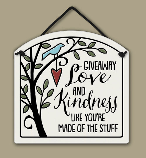 Give Away Love Small Arch Tile
