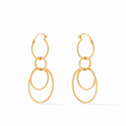 Simone 3-in-1 Earring Gold by Julie Vos