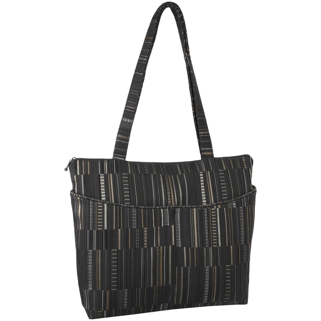 Maruca Tote Bag in Bark Cloth Black