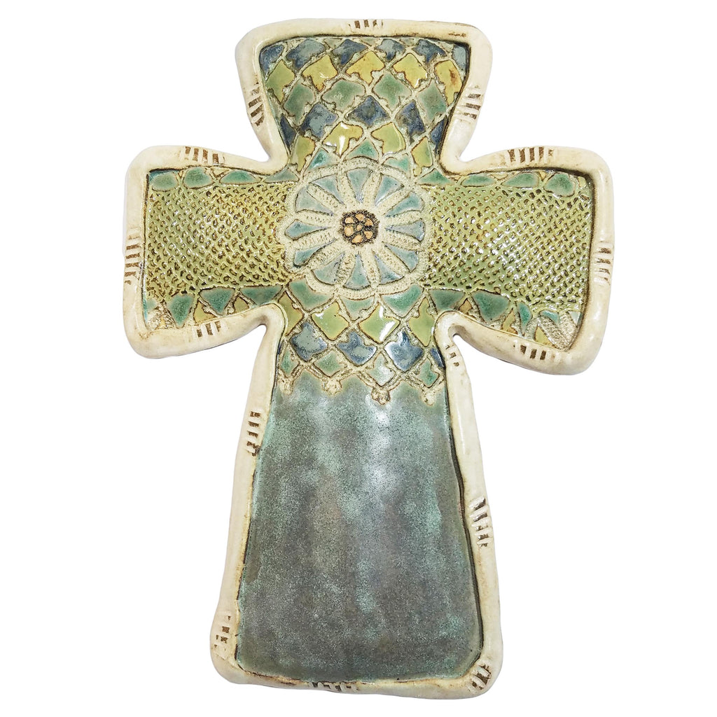 St Augustine Ceramic Wall Art by Laurie Pollpeter