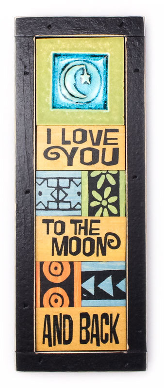 To Moon Bright Collage Art