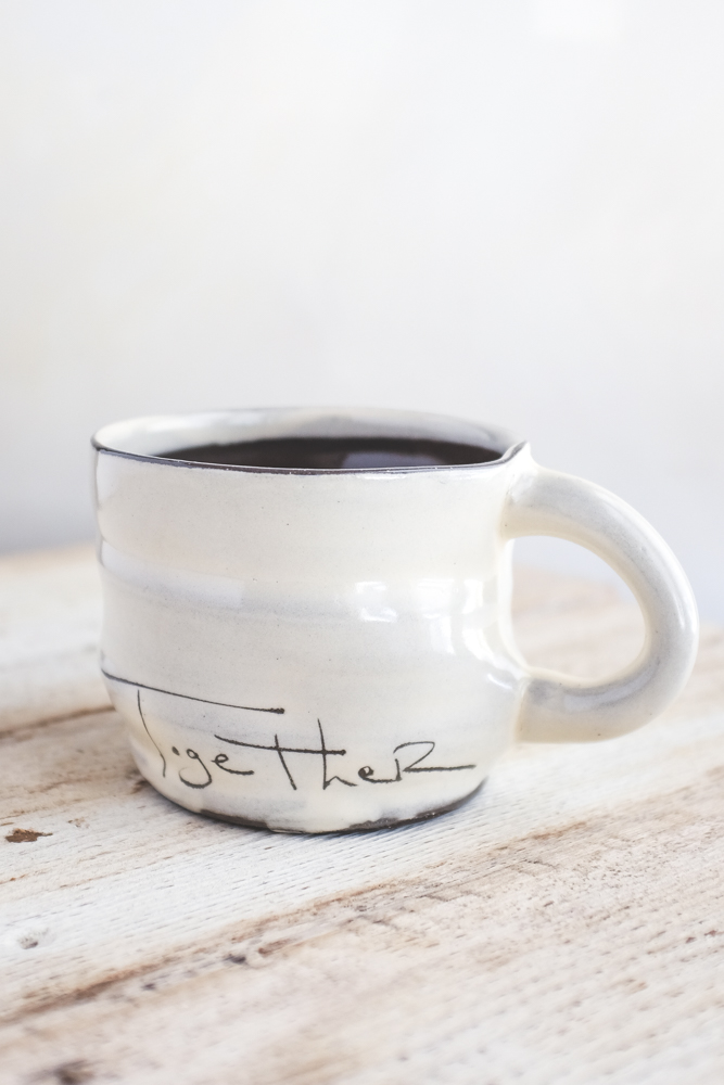 In This Together Mug Hand Painted Ceramic