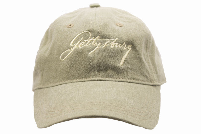 Lincoln's Script Gettysburg Hat with Cream Script - Multiple Colors