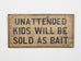 Unattended Kids Americana Art