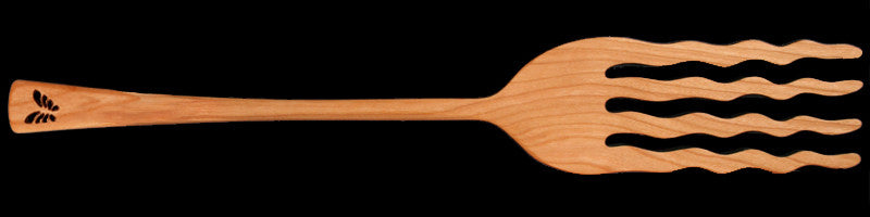 Pasta Fork with Butterfly Design